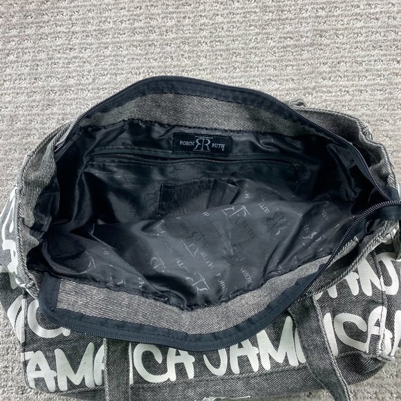 Jamaica Women's Shoulder Bag 14" X 10" X 4" Gray Robin Ruth - ZIPPER DEFECT - Picture 5 of 13